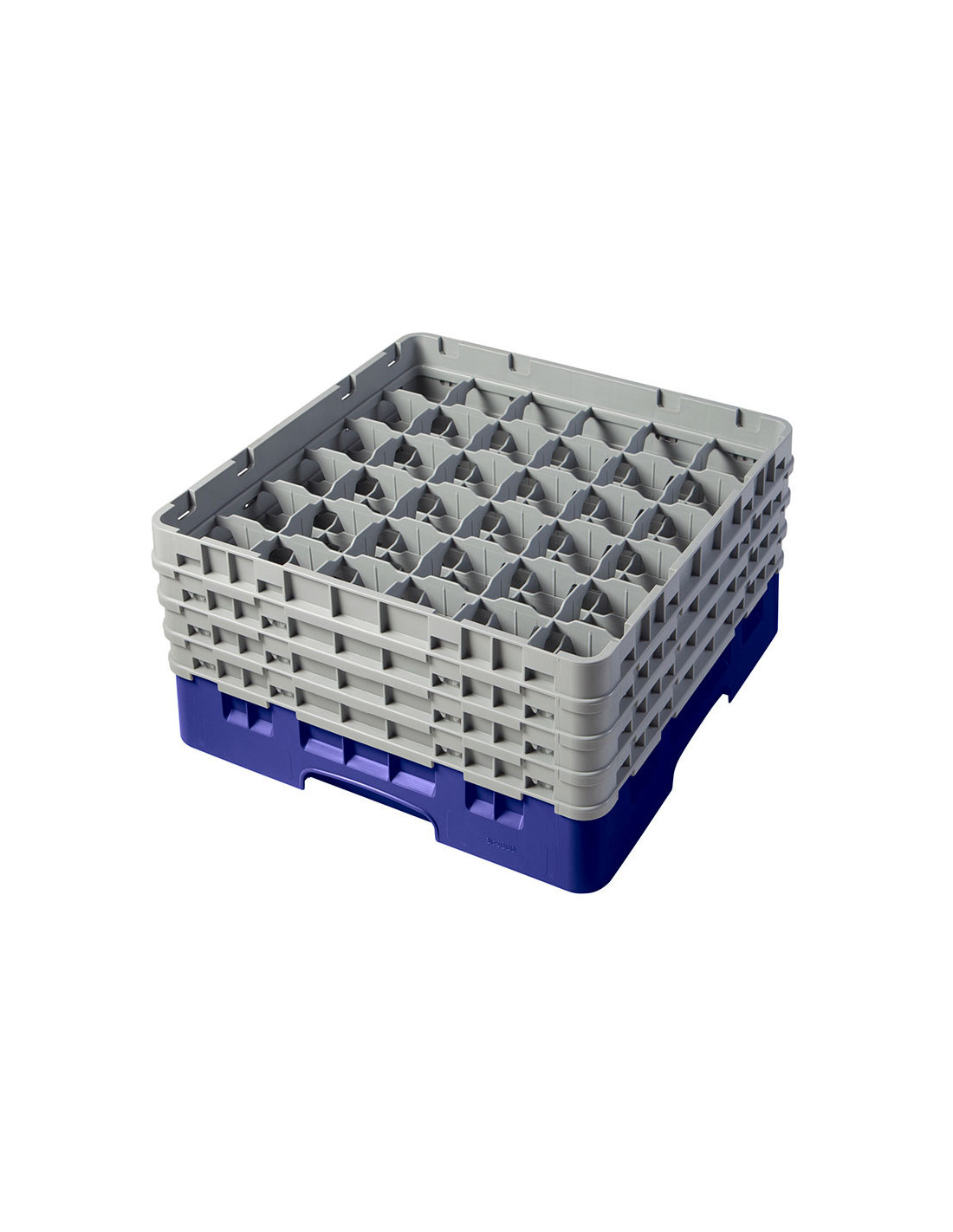 CAMBRO - 36S800-184 - Cesta de lavado 36 comp. 4 alturas - 7,2 cm Ø máx. - alt. máx. 21,7 cm - 50 x 50 x 26,7 cm