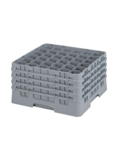 CAMBRO - 36S900-151 - Cesta de lavado 36 comp. 4 alturas - 7,2 cm Ø máx. - alt. máx. 24,1 cm - 50 x 50 x 26,7 cm