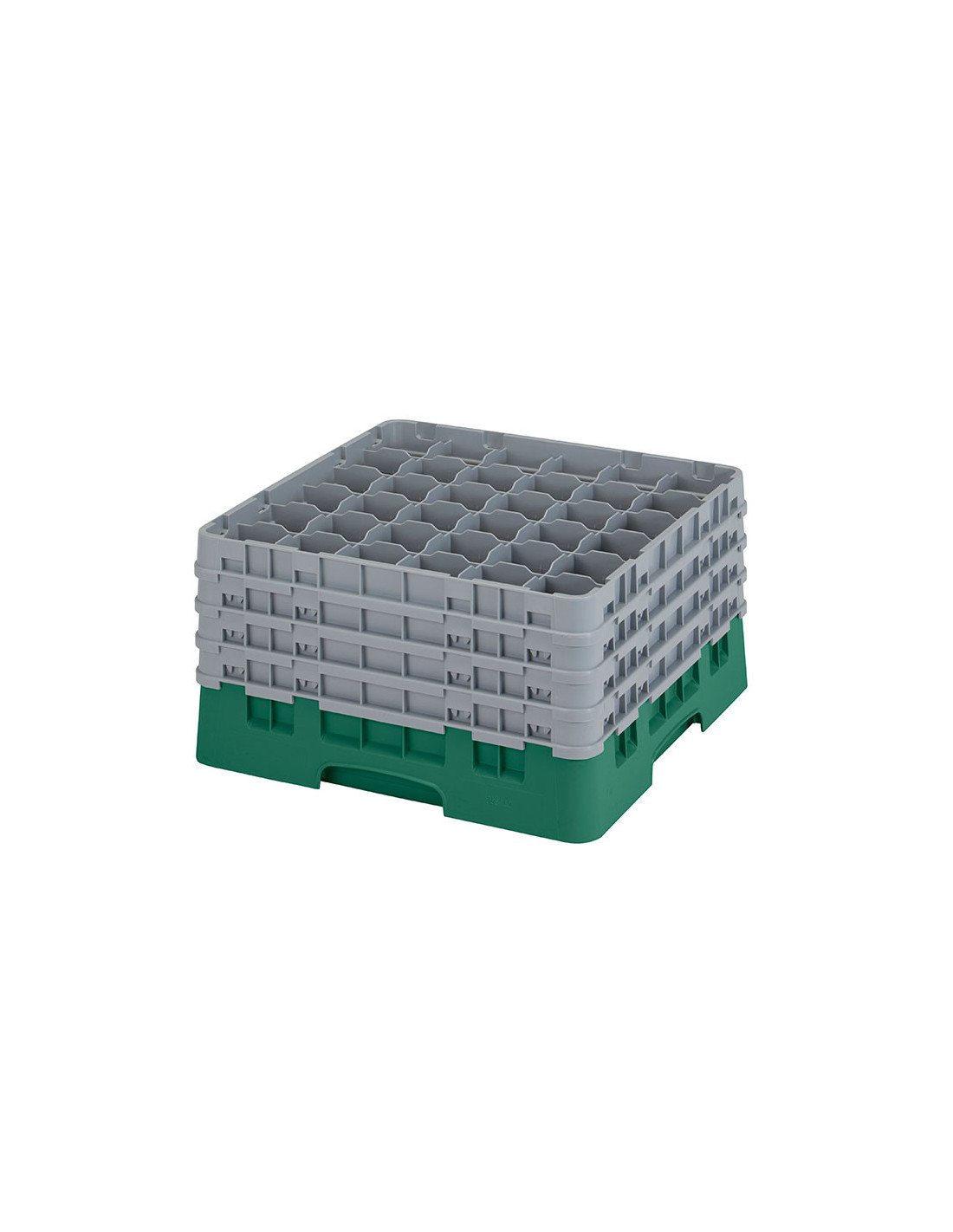CAMBRO - 36S900-151 - Cesta de lavado 36 comp. 4 alturas - 7,2 cm Ø máx. - alt. máx. 24,1 cm - 50 x 50 x 26,7 cm