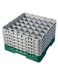 CAMBRO - 36S958-119 - Cesta de lavado 36 comp. 5 alturas - 7,2 cm Ø máx. - alt. máx. 25,8 cm - 50 x 50 x 30,8 cm