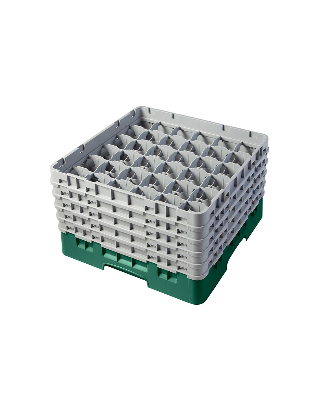CAMBRO - 36S958-119 - Cesta de lavado 36 comp. 5 alturas - 7,2 cm Ø máx. - alt. máx. 25,8 cm - 50 x 50 x 30,8 cm