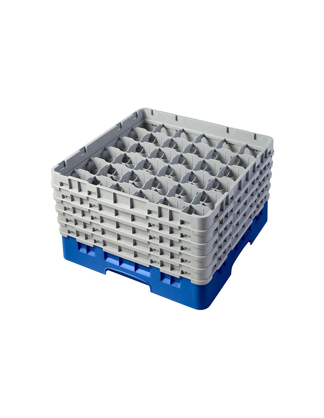 CAMBRO - 36S958-119 - Cesta de lavado 36 comp. 5 alturas - 7,2 cm Ø máx. - alt. máx. 25,8 cm - 50 x 50 x 30,8 cm
