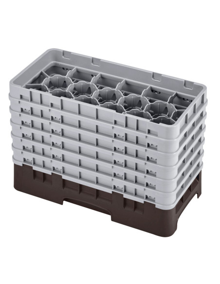 CAMBRO - 17HS1114 - Cesta de lavado de medio tamaño para copas y vasos con 17 compartimentos 6 alturas - diámetro máx.