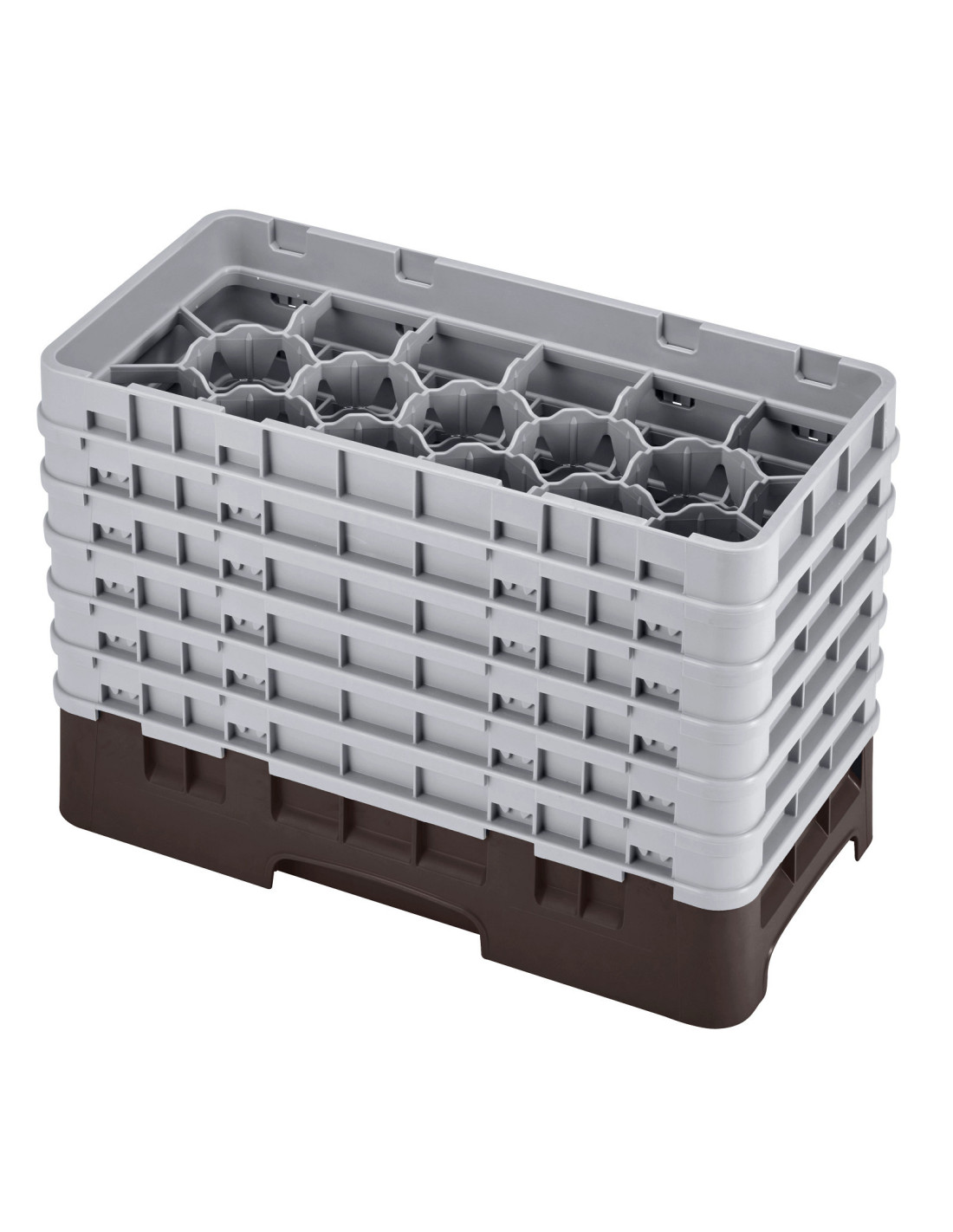 CAMBRO - 17HS1114 - Cesta de lavado de medio tamaño para copas y vasos con 17 compartimentos 6 alturas - diámetro máx.