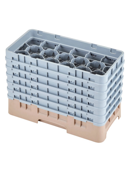 CAMBRO - 17HS1114 - Cesta de lavado de medio tamaño para copas y vasos con 17 compartimentos 6 alturas - diámetro máx.