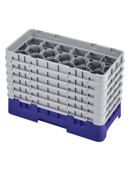 CAMBRO - 17HS1114 - Cesta de lavado de medio tamaño para copas y vasos con 17 compartimentos 6 alturas - diámetro máx.