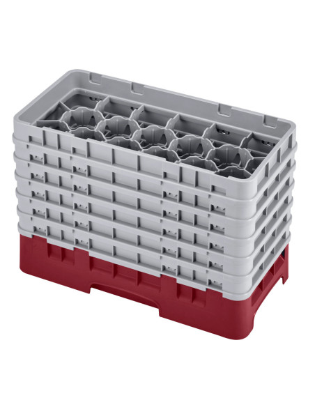 CAMBRO - 17HS1114 - Cesta de lavado de medio tamaño para copas y vasos con 17 compartimentos 6 alturas - diámetro máx.