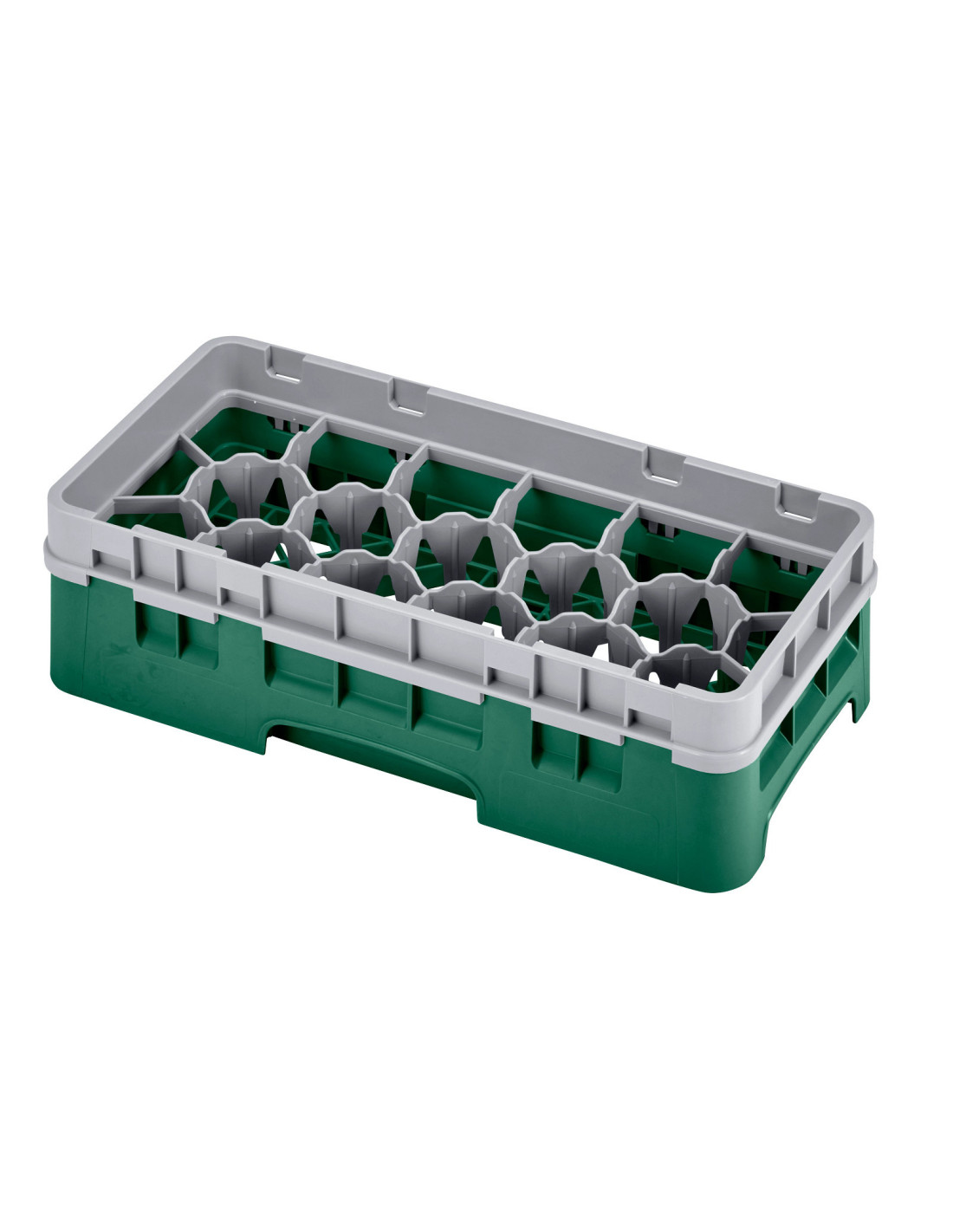 CAMBRO - 17HS318 - Cesta de lavado de medio tamaño para copas y vasos con 17 compartimentos 1 altura - diámetro máx.