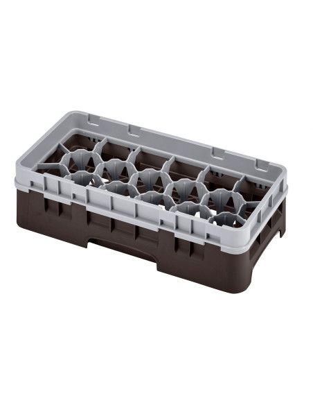CAMBRO - 17HS318 - Cesta de lavado de medio tamaño para copas y vasos con 17 compartimentos 1 altura - diámetro máx.