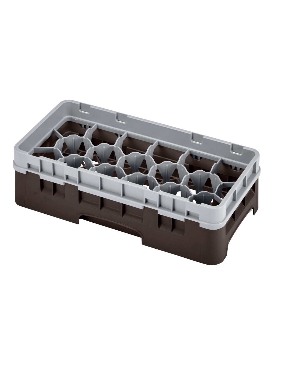 CAMBRO - 17HS318 - Cesta de lavado de medio tamaño para copas y vasos con 17 compartimentos 1 altura - diámetro máx.