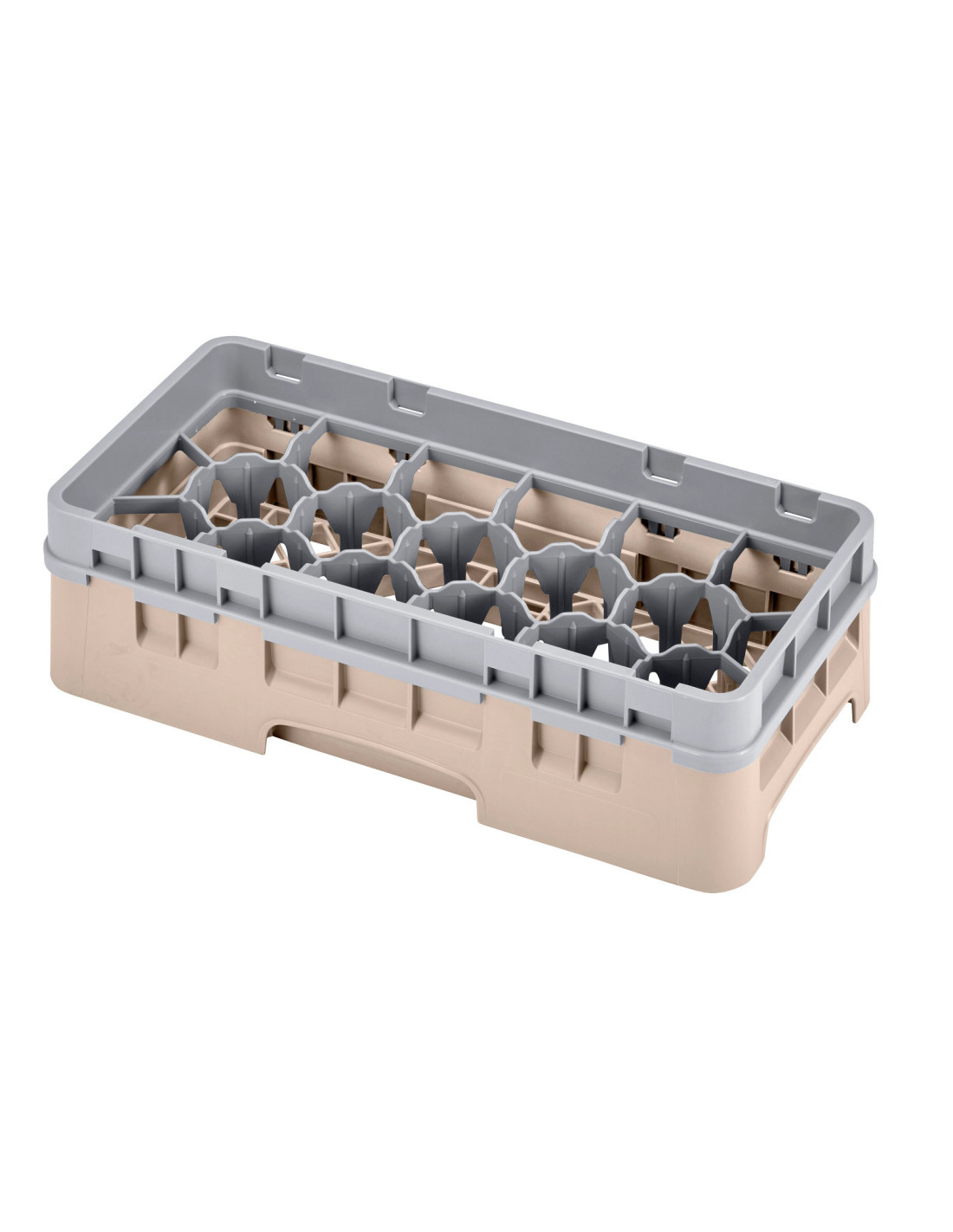 CAMBRO - 17HS318 - Cesta de lavado de medio tamaño para copas y vasos con 17 compartimentos 1 altura - diámetro máx.