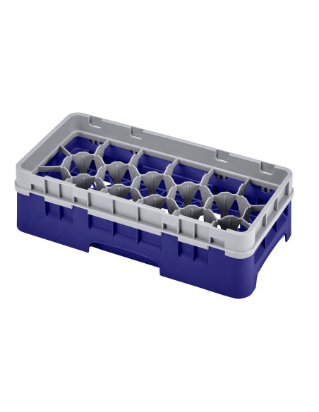 CAMBRO - 17HS318 - Cesta de lavado de medio tamaño para copas y vasos con 17 compartimentos 1 altura - diámetro máx.