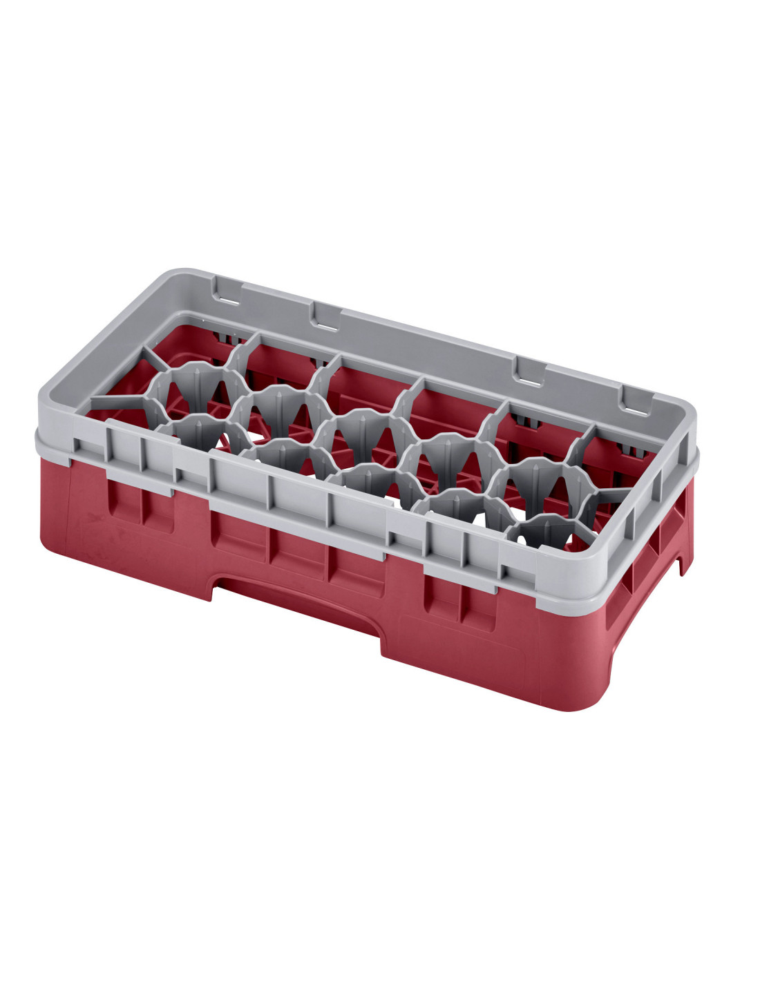CAMBRO - 17HS318 - Cesta de lavado de medio tamaño para copas y vasos con 17 compartimentos 1 altura - diámetro máx.