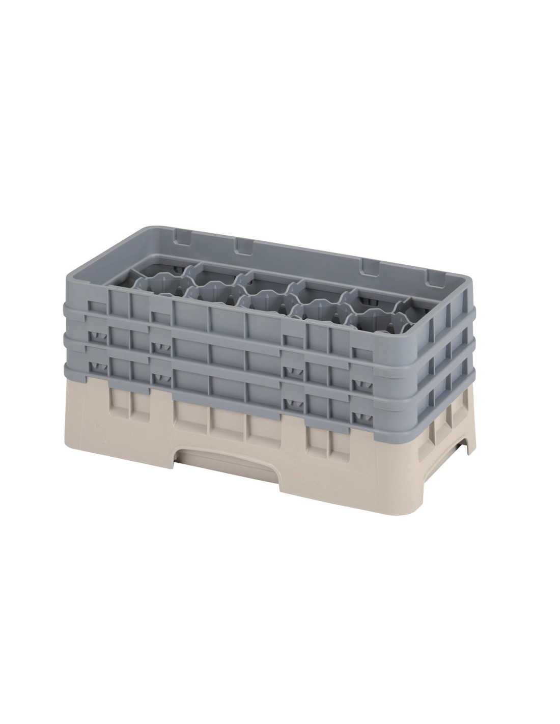CAMBRO - 17HS638 - Cesta de lavado de medio tamaño para copas y vasos con 17 compartimentos 3 alturas - diámetro máx.