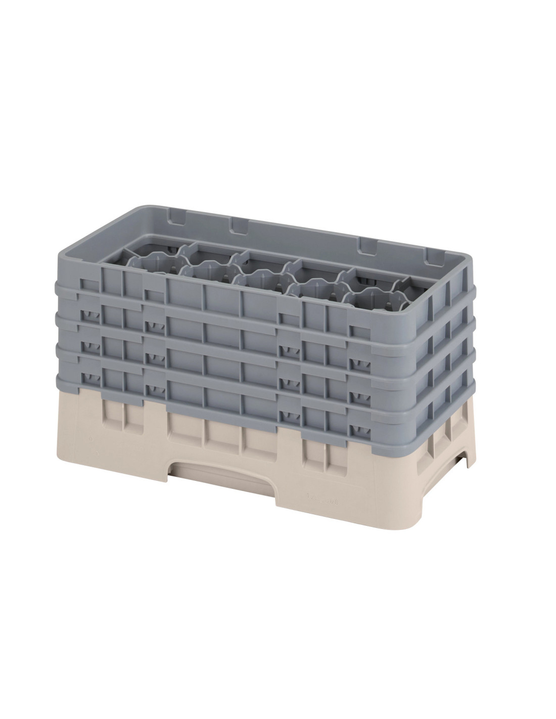 CAMBRO - 17HS800 - Cesta de lavado de medio tamaño para copas y vasos con 17 compartimentos 4 alturas - diámetro máx.