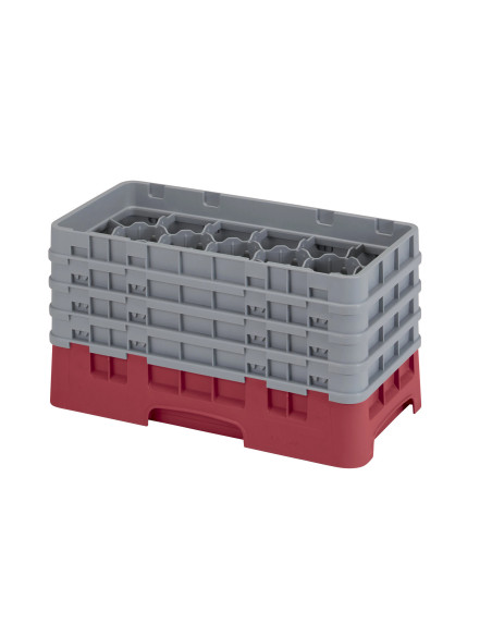 CAMBRO - 17HS800 - Cesta de lavado de medio tamaño para copas y vasos con 17 compartimentos 4 alturas - diámetro máx.