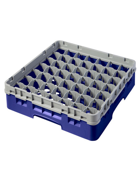 CAMBRO - 49S318-167 - Cesta de lavado 49 comp. 1 altura - 6 cm Ø máx. - alt. máx. 9,4 cm - 50 x 50 x 14,3 cm