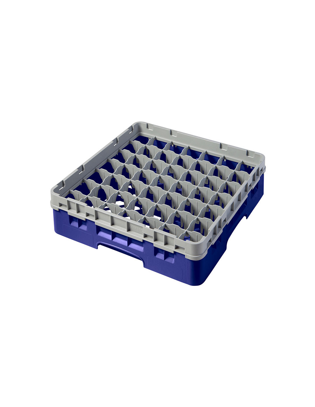 CAMBRO - 49S318-167 - Cesta de lavado 49 comp. 1 altura - 6 cm Ø máx. - alt. máx. 9,4 cm - 50 x 50 x 14,3 cm