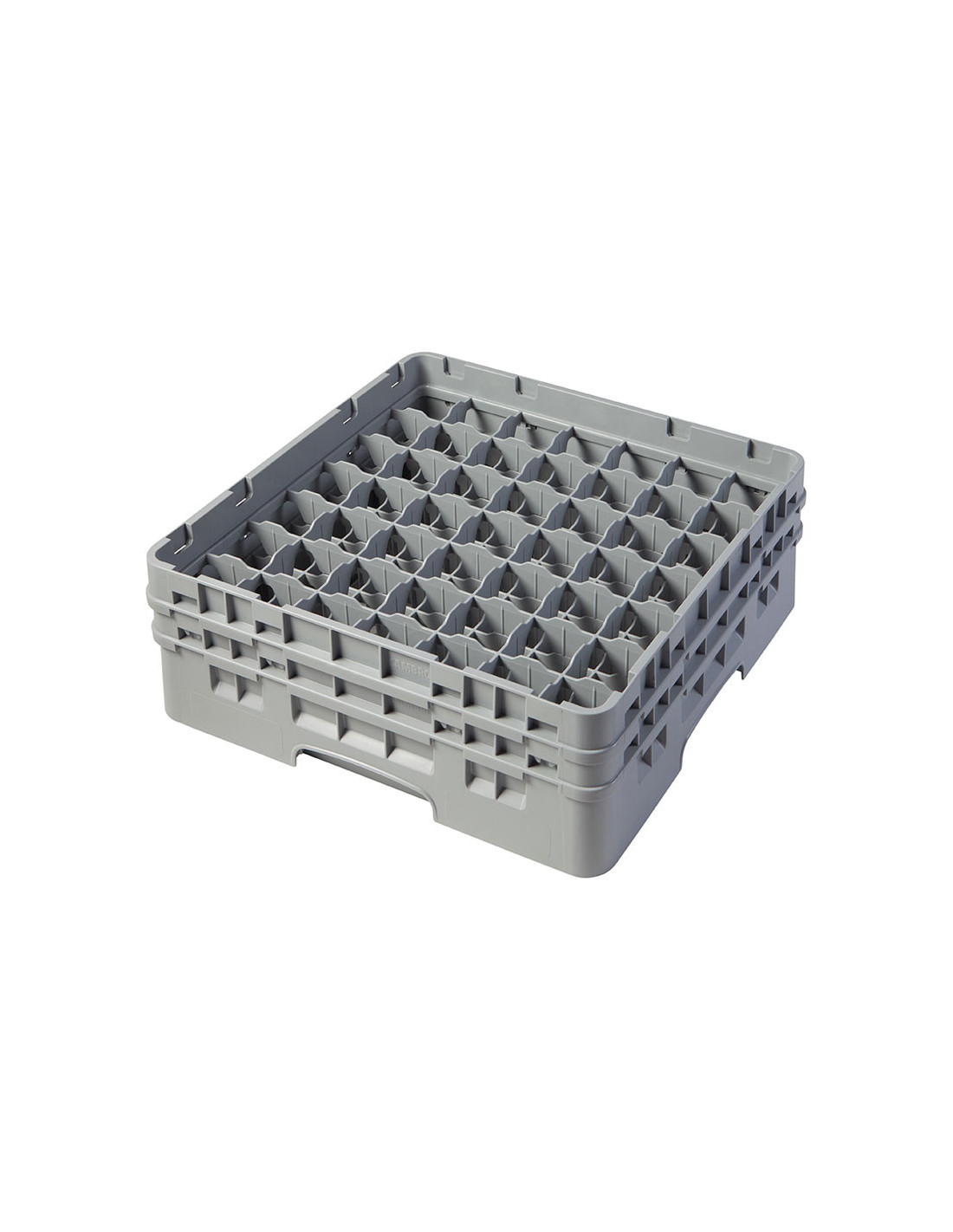 CAMBRO - 49S434-151 - Cesta de lavado 49 comp. 2 alturas - 6 cm Ø máx. - alt. máx. 13,5 cm - 50 x 50 x 18,4 cm