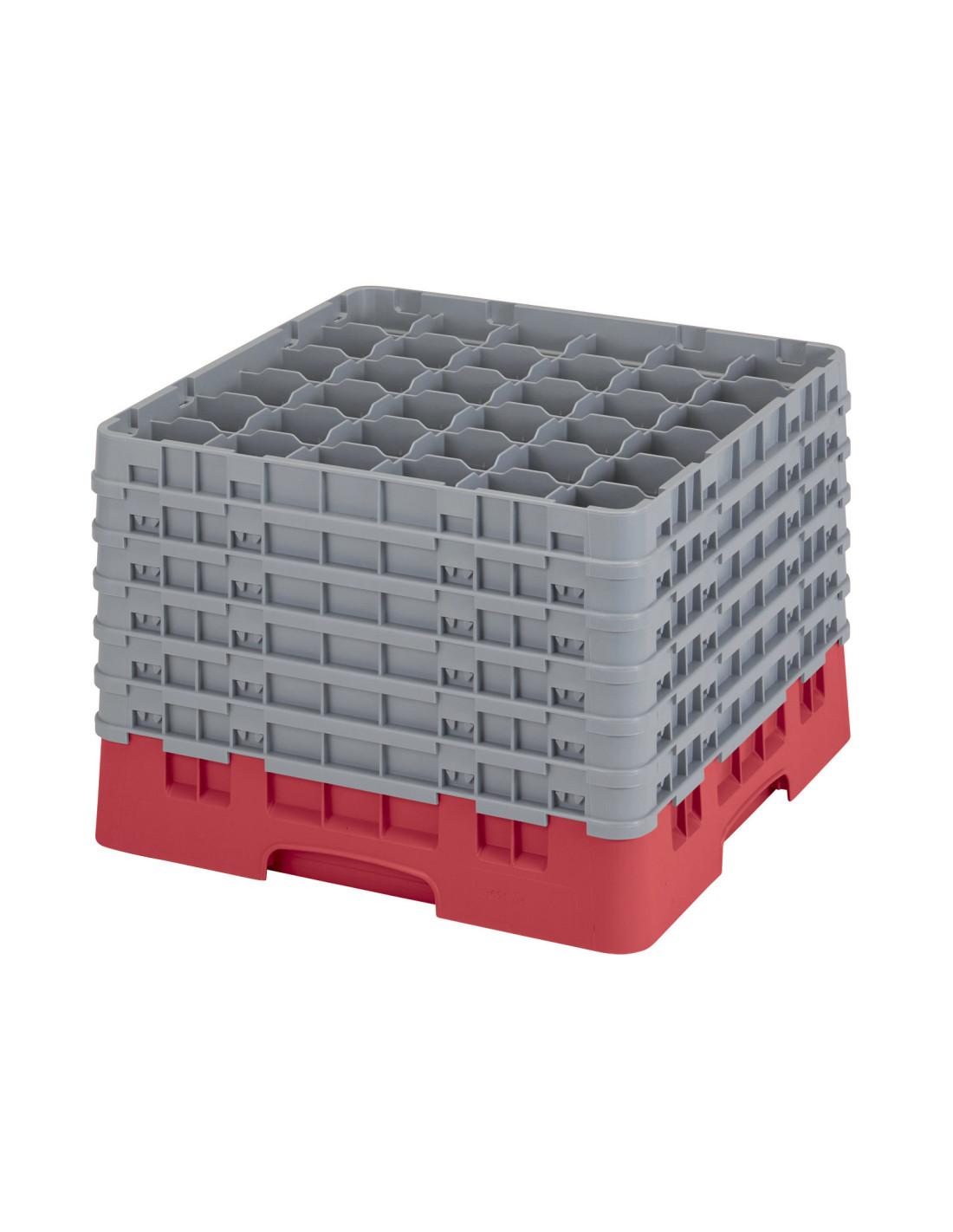 CAMBRO - 36S1214 - Cesta de lavado de tamaño completo para copas y vasos con 36 compartimentos 6 alturas - diámetro