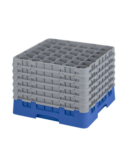 CAMBRO - 36S1214 - Cesta de lavado de tamaño completo para copas y vasos con 36 compartimentos 6 alturas - diámetro