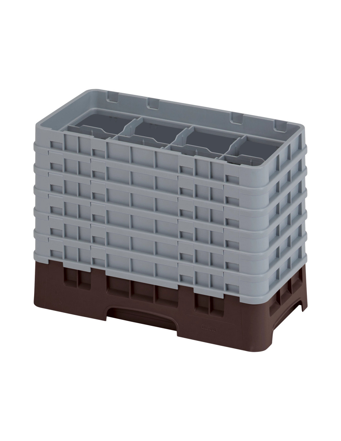 CAMBRO - 8HS1114 - Cesta de lavado de medio tamaño para copas y vasos con 8 compartimentos 6 alturas - diámetro máx.