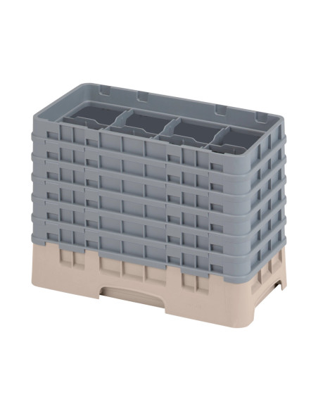 CAMBRO - 8HS1114 - Cesta de lavado de medio tamaño para copas y vasos con 8 compartimentos 6 alturas - diámetro máx.