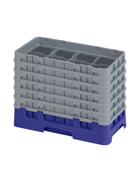 CAMBRO - 8HS1114 - Cesta de lavado de medio tamaño para copas y vasos con 8 compartimentos 6 alturas - diámetro máx.