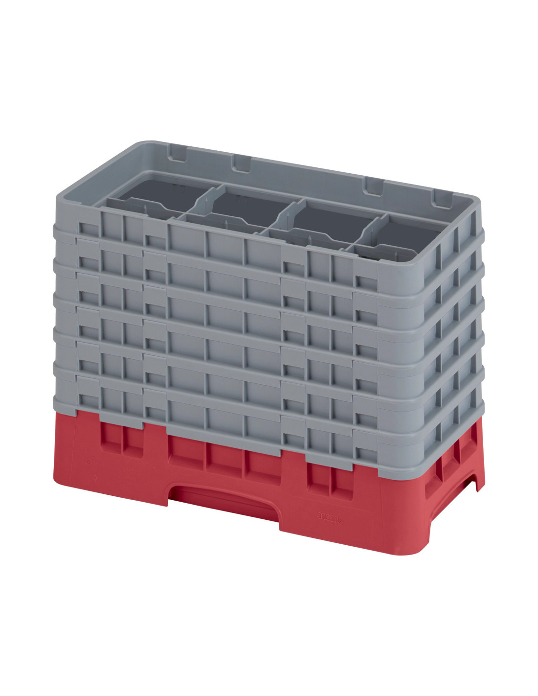 CAMBRO - 8HS1114 - Cesta de lavado de medio tamaño para copas y vasos con 8 compartimentos 6 alturas - diámetro máx.