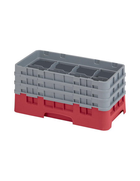 CAMBRO - 8HS638 - Cesta de lavado de medio tamaño para copas y vasos con 8 compartimentos 3 alturas - diámetro máx.