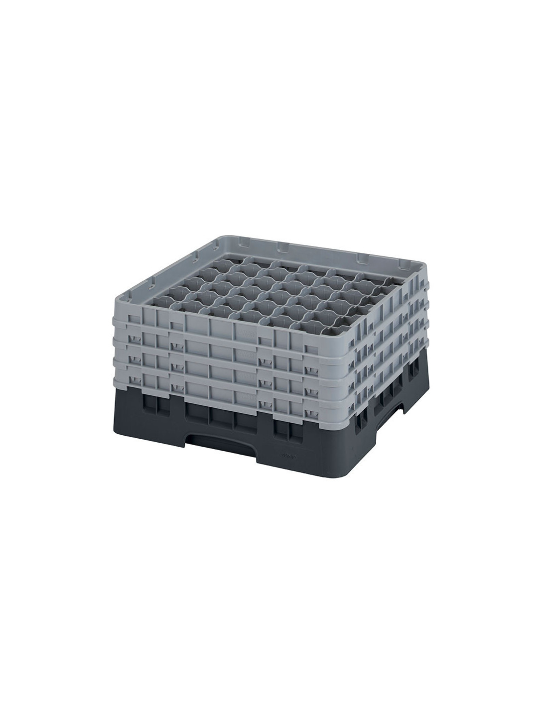 CAMBRO - 49S800-110 - Cesta de lavado 49 comp. 4 alturas - 6 cm Ø máx. - alt. máx. 21,7 cm - 50 x 50 x 26,7 cm