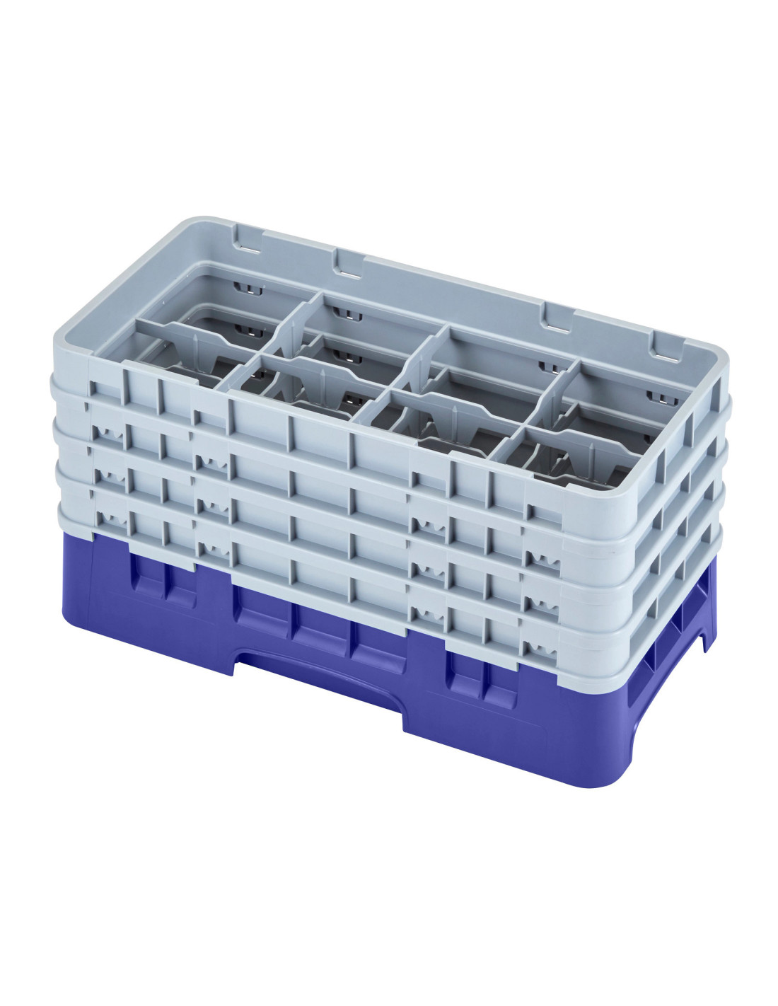 CAMBRO - 8HS800 - Cesta de lavado de medio tamaño para copas y vasos con 8 compartimentos 4 alturas - diámetro máx.