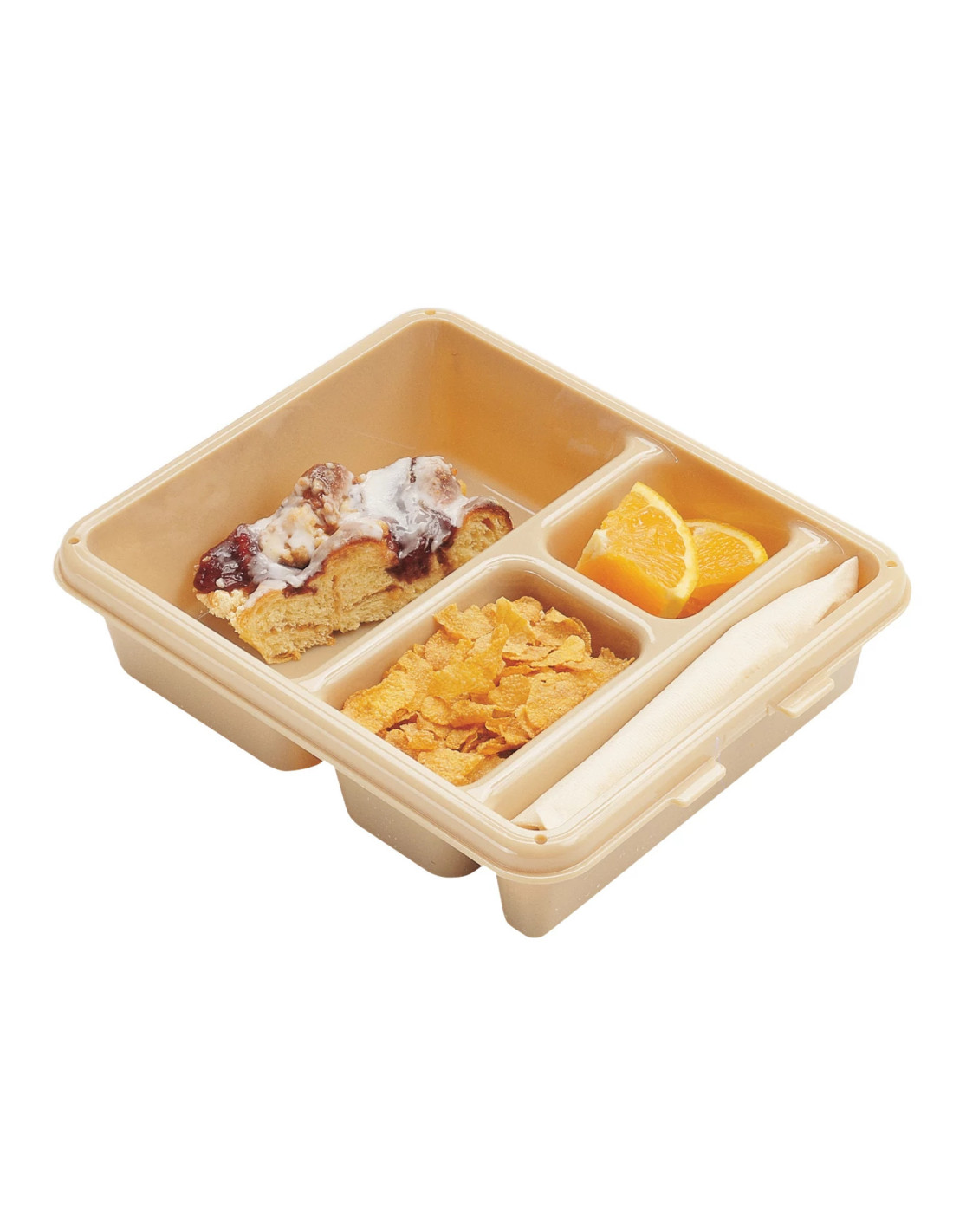 CAMBRO - 9114CW - Bandeja compartimentada - 4 compartimentos 23 x 28 x 6,5 cm