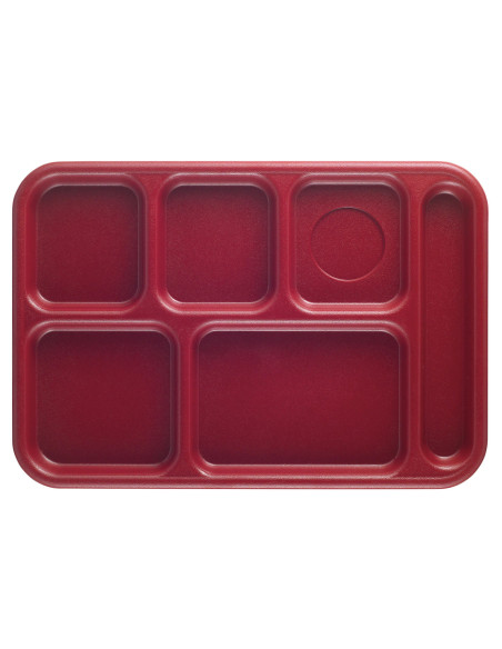 CAMBRO - BCT1014 - Bandeja compartimentada 6 compartimentos 25,4 x 36,5 cm