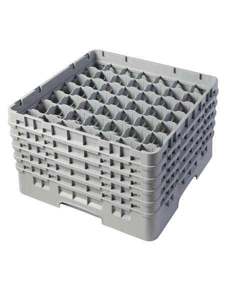 CAMBRO - 49S958-416 - Cesta de lavado 49 comp. 5 alturas - 6 cm Ø máx. - alt. máx. 25,8 cm - 50 x 50 x 30,8 cm