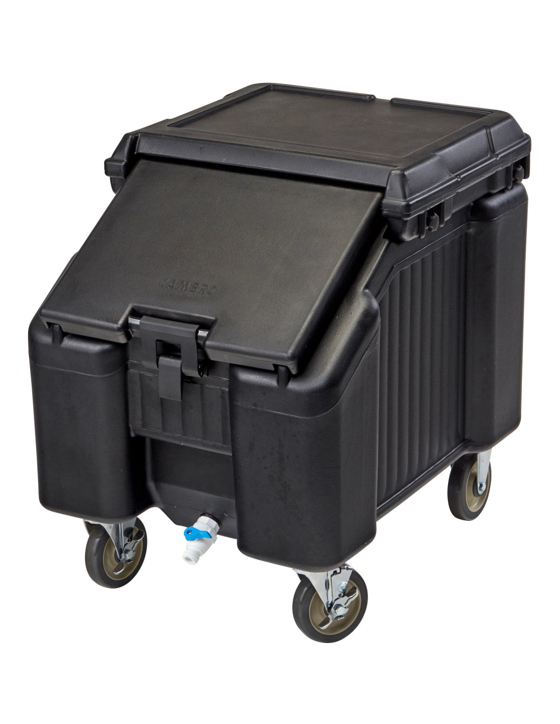 CAMBRO - ICS100L4S - Carro de hielo con 4 ruedas giratorias y 1 rueda con freno - 77 x 57 x 73 cm