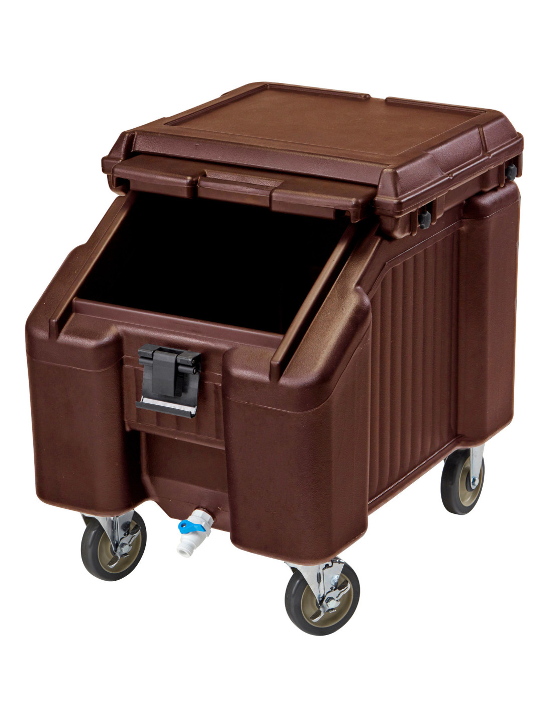 CAMBRO - ICS100L4S - Carro de hielo con 4 ruedas giratorias y 1 rueda con freno - 77 x 57 x 73 cm