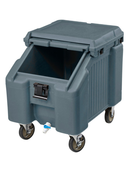 CAMBRO - ICS100L4S - Carro de hielo con 4 ruedas giratorias y 1 rueda con freno - 77 x 57 x 73 cm