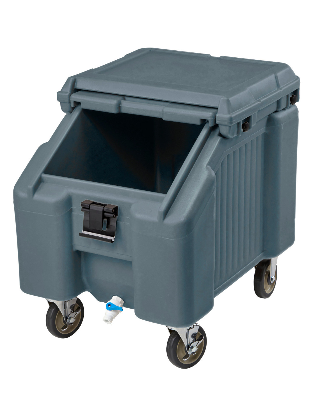 CAMBRO - ICS100L4S - Carro de hielo con 4 ruedas giratorias y 1 rueda con freno - 77 x 57 x 73 cm