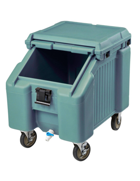 CAMBRO - ICS100L4S - Carro de hielo con 4 ruedas giratorias y 1 rueda con freno - 77 x 57 x 73 cm