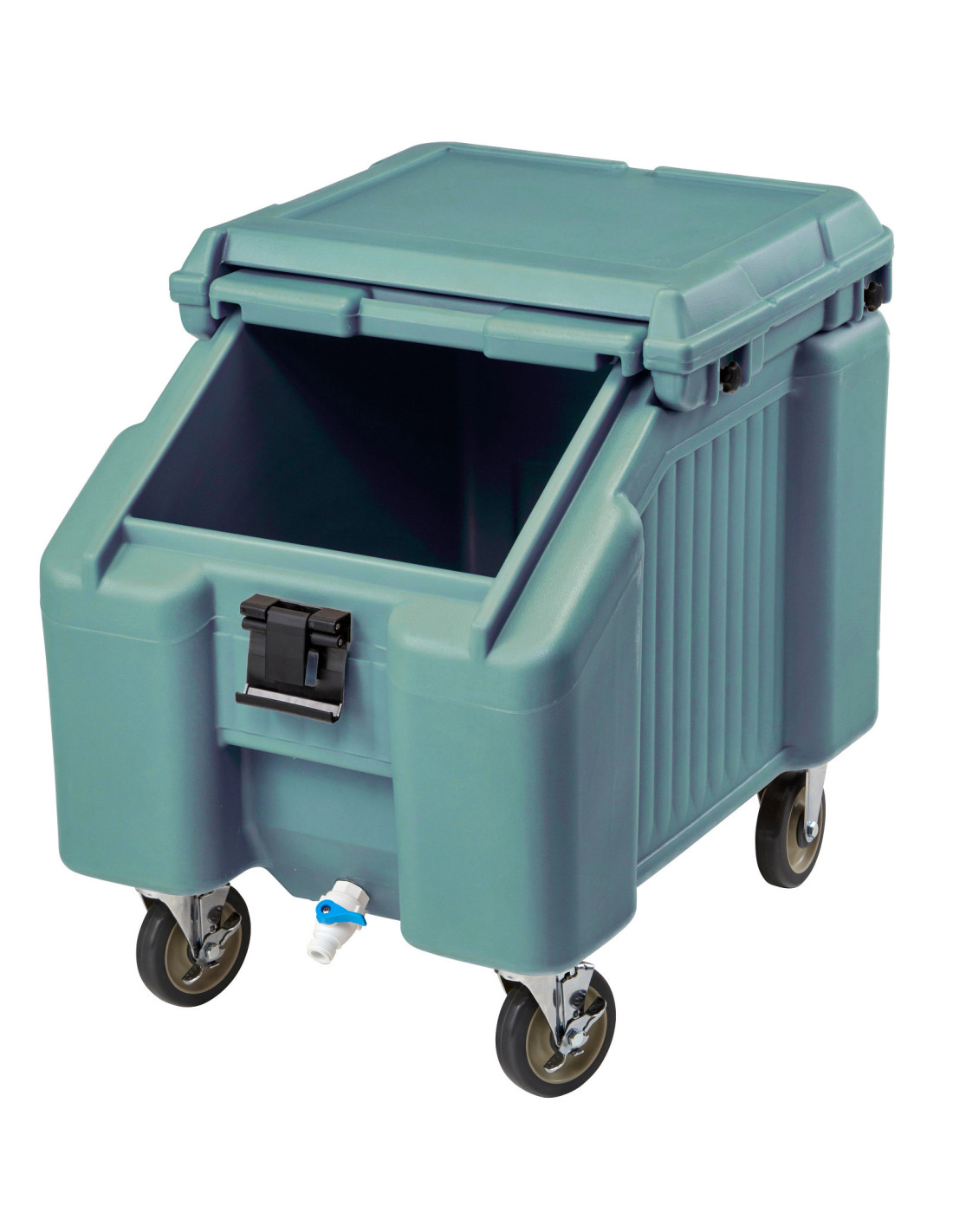 CAMBRO - ICS100L4S - Carro de hielo con 4 ruedas giratorias y 1 rueda con freno - 77 x 57 x 73 cm
