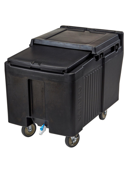 CAMBRO - ICS175L - Carro de hielo con 2 ruedas fijas, 2 ruedas giratorias y 1 rueda con freno - 95,5 x 61 x 74,5 cm