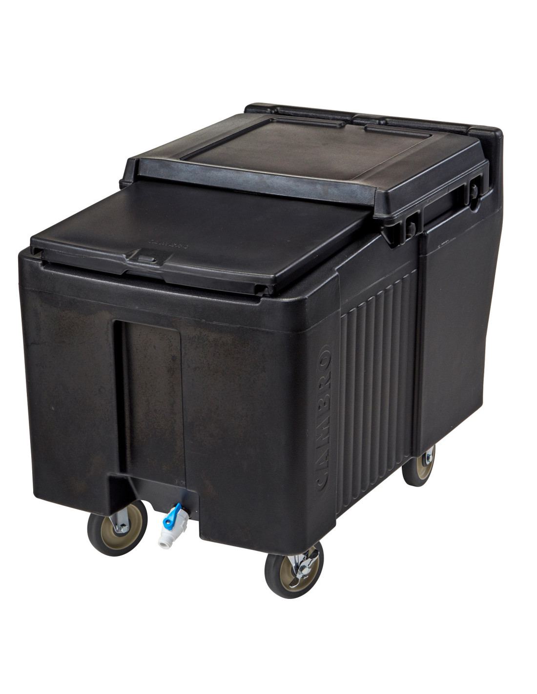 CAMBRO - ICS175L - Carro de hielo con 2 ruedas fijas, 2 ruedas giratorias y 1 rueda con freno - 95,5 x 61 x 74,5 cm