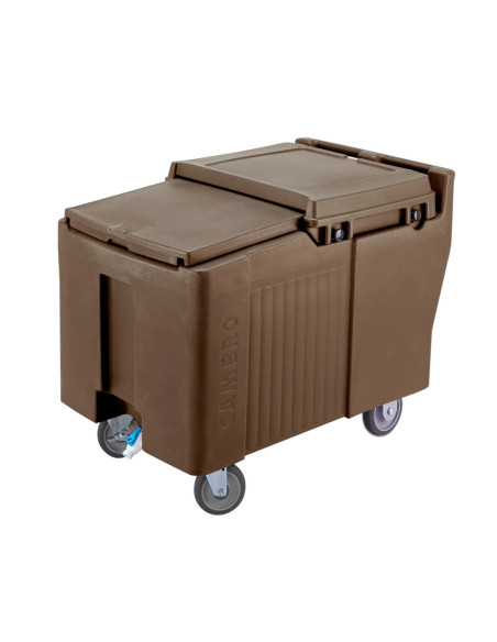 CAMBRO - ICS175L - Carro de hielo con 2 ruedas fijas, 2 ruedas giratorias y 1 rueda con freno - 95,5 x 61 x 74,5 cm