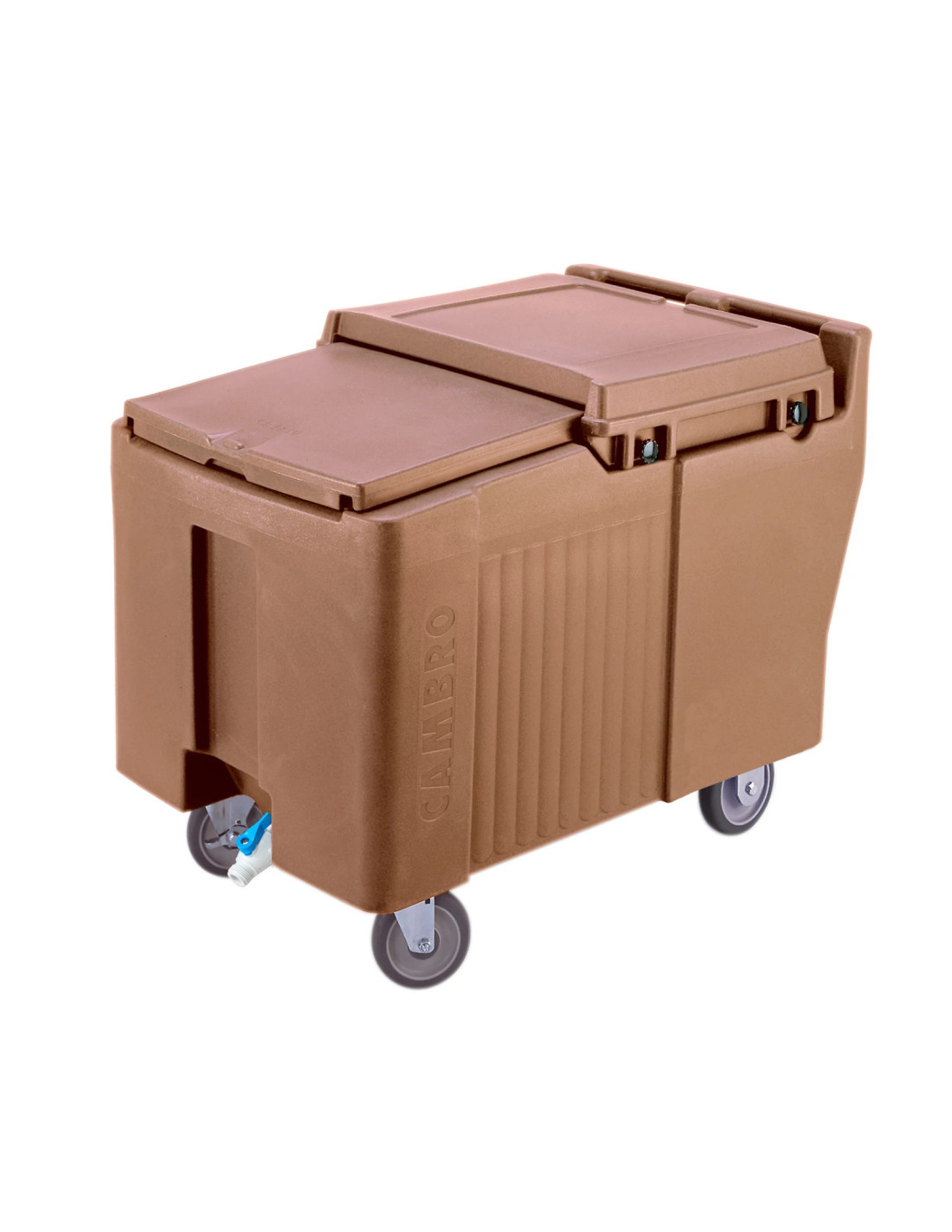 CAMBRO - ICS175L - Carro de hielo con 2 ruedas fijas, 2 ruedas giratorias y 1 rueda con freno - 95,5 x 61 x 74,5 cm