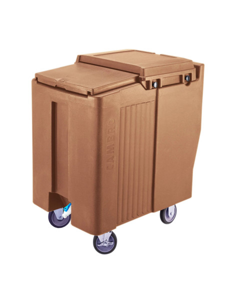 CAMBRO - ICS175T - Carro de hielo con 2 ruedas fijas, 2 ruedas giratorias y 1 rueda con freno - 86,5 x 58,5 x 95,5 cm