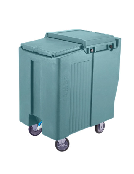 CAMBRO - ICS175T - Carro de hielo con 2 ruedas fijas, 2 ruedas giratorias y 1 rueda con freno - 86,5 x 58,5 x 95,5 cm
