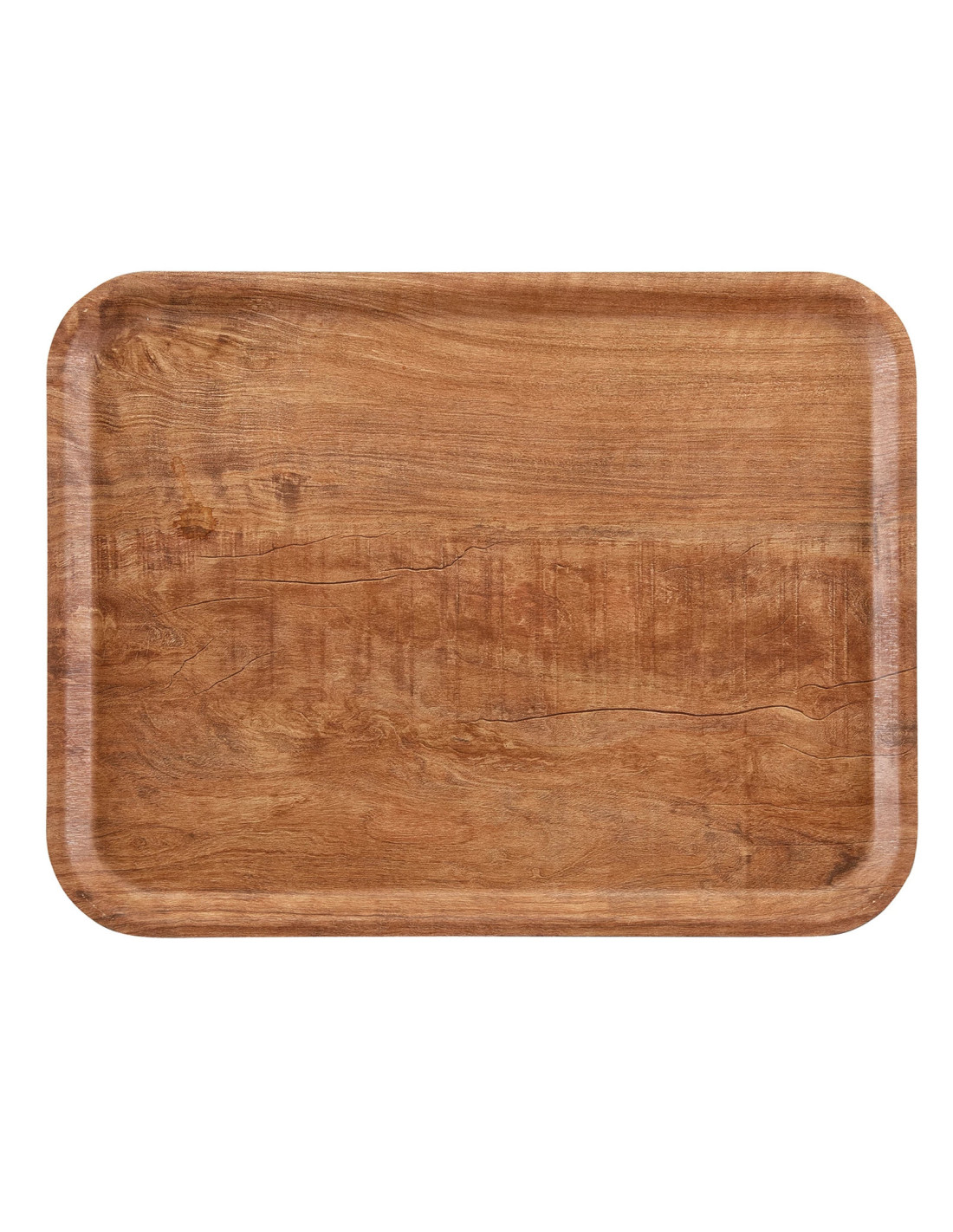 CAMBRO - MA2028 - Bandeja Madeyra rectangular laminada de superficie texturizada 24 x 35 cm