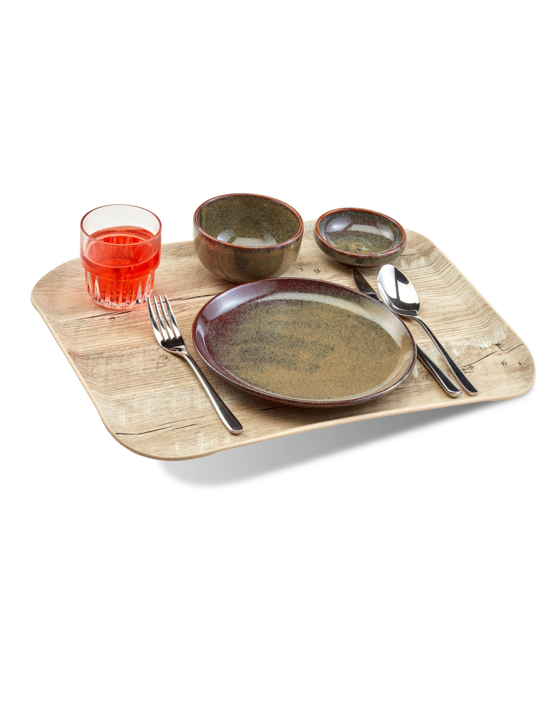 CAMBRO - VTC3343TNS - Bandeja Century rectangular imitación madera de superficie antideslizante - 33 x 43 cm