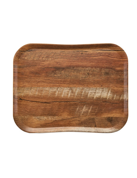 CAMBRO - VTC3343TNS - Bandeja Century rectangular imitación madera de superficie antideslizante - 33 x 43 cm